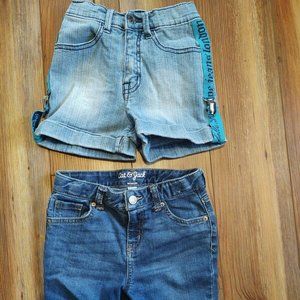 Girl's Pepe Jeans London & Cat & Jack Jean Shorts
